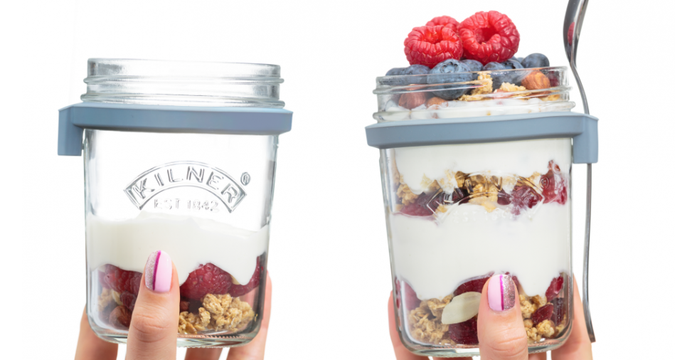 Enjoy Breakfast On the Go with our new Kilner® Breakfast Jar