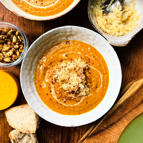 Pumpkin Soup with Sauerkraut