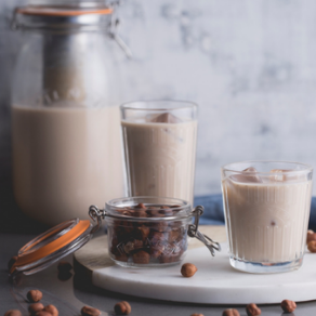Cold Brew Hazelnut Milk Coffee