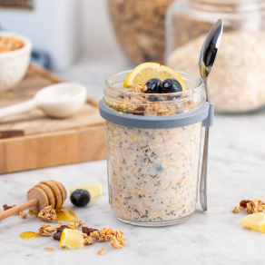 Lemon Blueberry Overnight Oats
