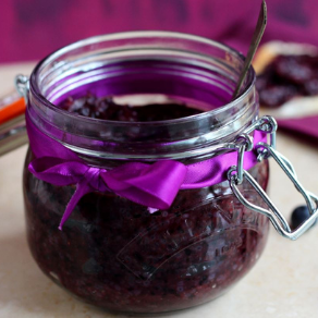 No Cook Blueberry & Chia Seed Jam