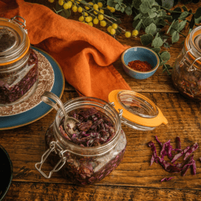 Red Cabbage Kimchi