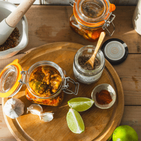 Lime Pickle with Fennel