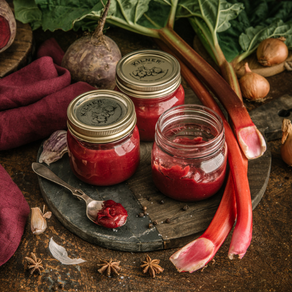 Rhubarb and Beetroot Ketchup