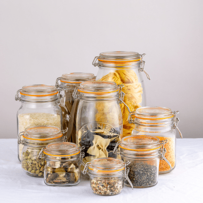 2L Kilner Cookie Jar - Airtight Glass Biscuit Barrel Storage / 2