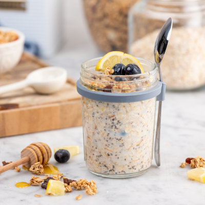 Lemon Blueberry Overnight Oats