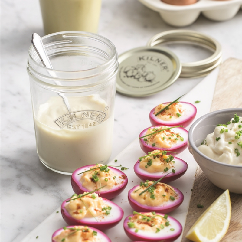 Mayonnaise and Sauce Jar Set